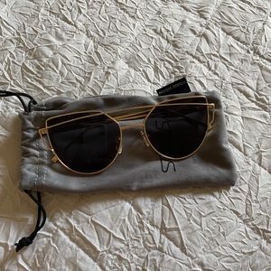 Cute Gold Sunglasses